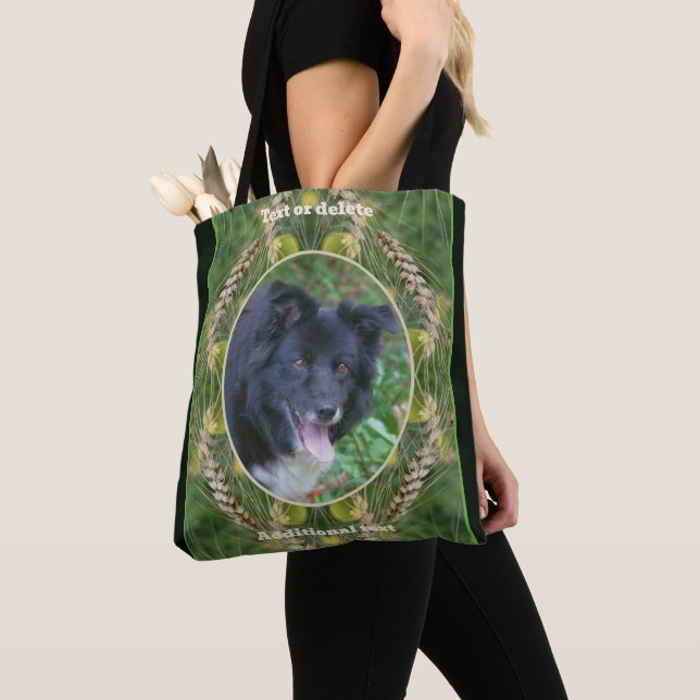 Erstellen Sie Ihren eigenen Foto Sommergrasrahmen Tasche (Von Nahem)