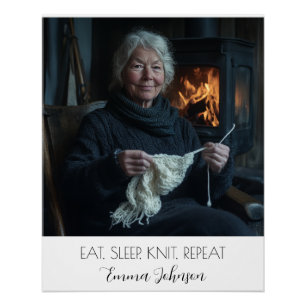 Erstellen Sie Ihren eigenen Foto Text und Name wei Poster