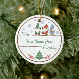 Erstellen Sie Ihren eigenen Geburtsnamen und Weihn Keramik Ornament
