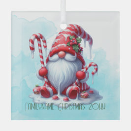 Erstellen Sie Ihren eigenen gestreiften Pfeffermin Ornament Aus Glas