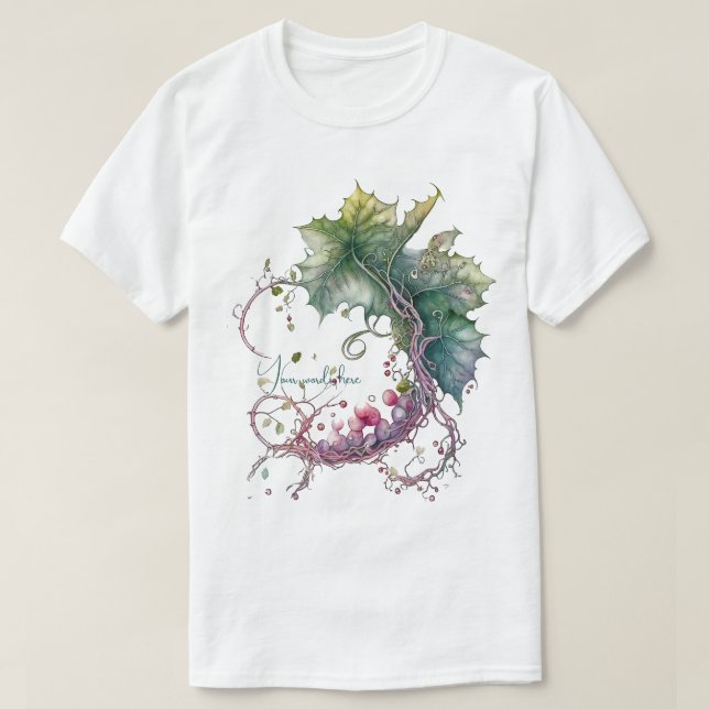 Erstellen Sie Ihren eigenen Grapevine Moon Kranz T-Shirt (Design vorne)
