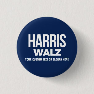 Erstellen Sie Ihren eigenen Harris Walz 2024 Button