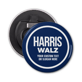 Erstellen Sie Ihren eigenen Harris Walz 2024 Flaschenöffner