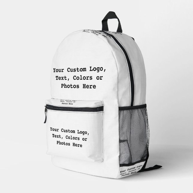 Erstellen Sie Ihren eigenen, individuell anpassbar Bedruckter Rucksack (Rückseitige Ecke Rechts)