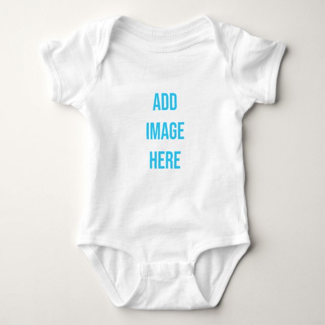 Erstellen Sie Ihren eigenen individuellen Babyanzu Baby Strampler (Vorderseite)