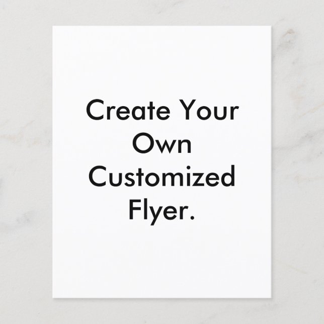 Erstellen Sie Ihren eigenen individuellen Flyer. Flyer (Vorne)