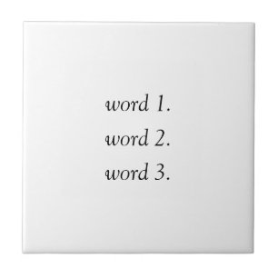 Erstellen Sie Ihren eigenen inspirierten Text in d Fliese