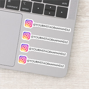 Erstellen Sie Ihren eigenen Instagram Social Media Aufkleber