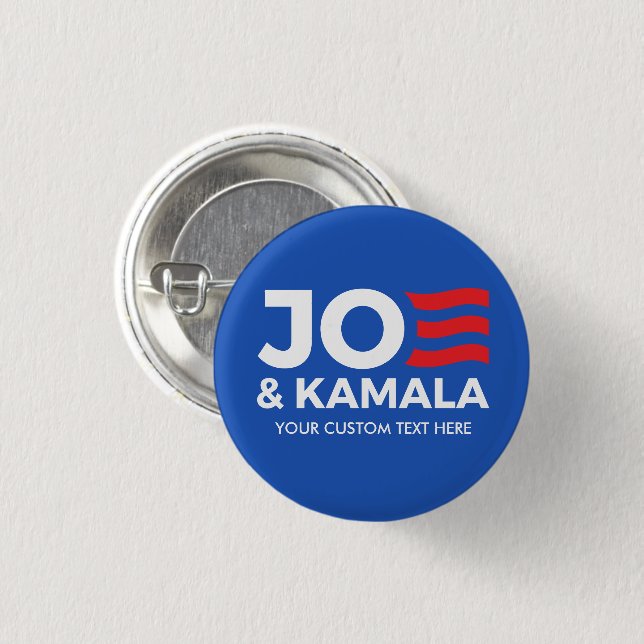 Erstellen Sie Ihren eigenen Joe und Kamala 2024 Button (Vorne & Hinten)