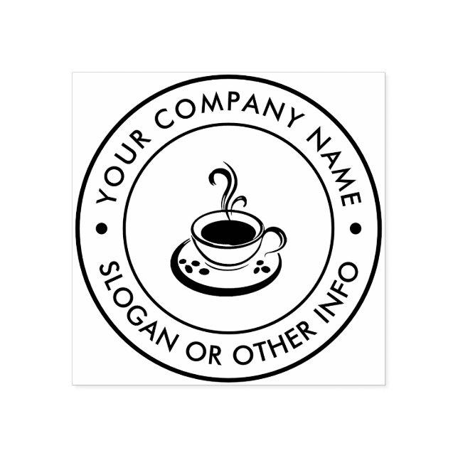 Erstellen Sie Ihren eigenen Kaffee für Ihr individ Gummistempel (Prägung)