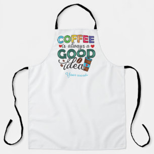 Erstellen Sie Ihren eigenen Kaffee ist immer eine  Schürze