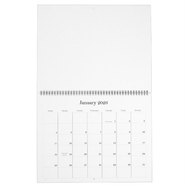 Erstellen Sie Ihren eigenen Kalender (Jan 2026)