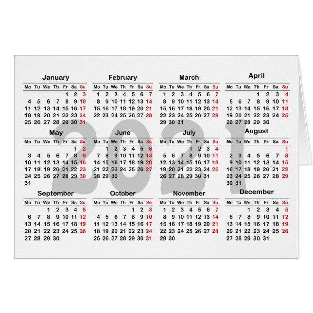 Erstellen Sie Ihren eigenen Kalender 2021 (Vorderseite (Horizontal))