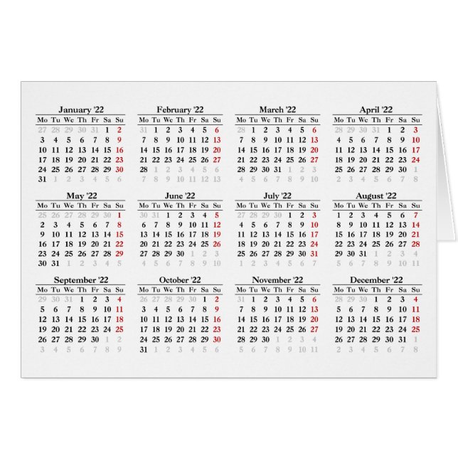 Erstellen Sie Ihren eigenen Kalender 2022 (Vorderseite (Horizontal))