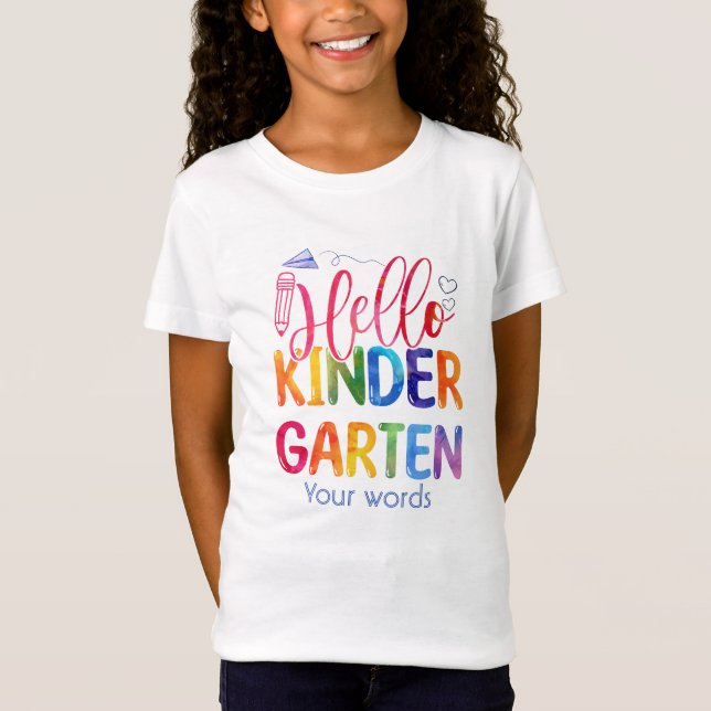 Erstellen Sie Ihren eigenen Kindergarten T-Shirt (Vorderseite)