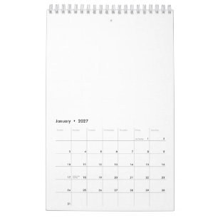 Erstellen Sie Ihren eigenen kleinen einseitigen Ka Kalender