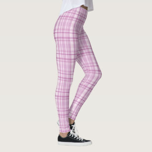 Erstellen Sie Ihren eigenen Lavendel Lila Kariert Leggings