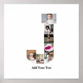 Erstellen Sie Ihren eigenen Letter J-Collage Poster