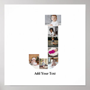 Erstellen Sie Ihren eigenen Letter J-Collage Poster