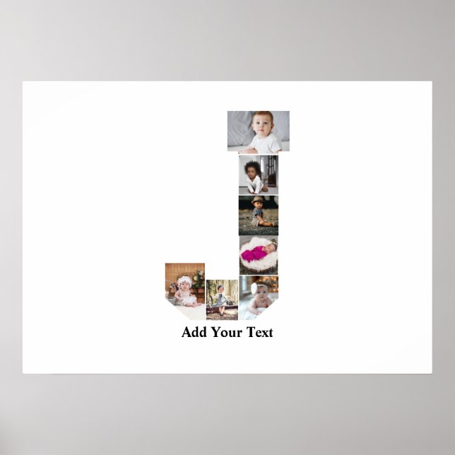 Erstellen Sie Ihren eigenen Letter J-Collage Poster (Vorne)