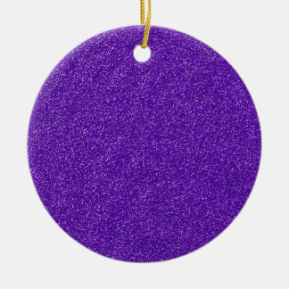 Erstellen Sie Ihren eigenen Lila Glitzer Keramik Ornament