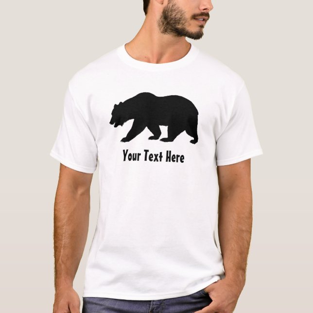 Erstellen Sie Ihren eigenen lustigen Papa Bear Nam T-Shirt (Vorderseite)