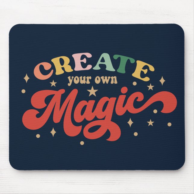 Erstellen Sie Ihren eigenen magischen Grl Pwr Girl Mousepad (Vorne)