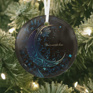 Erstellen Sie Ihren eigenen magischen Mond Ornament Aus Glas