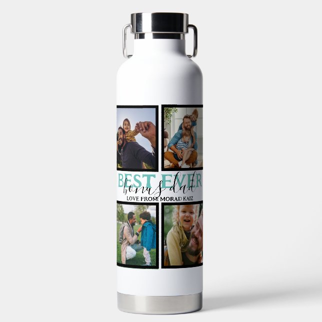 Erstellen Sie Ihren eigenen modernen Bonus Vater 4 Trinkflasche (Vorderseite)