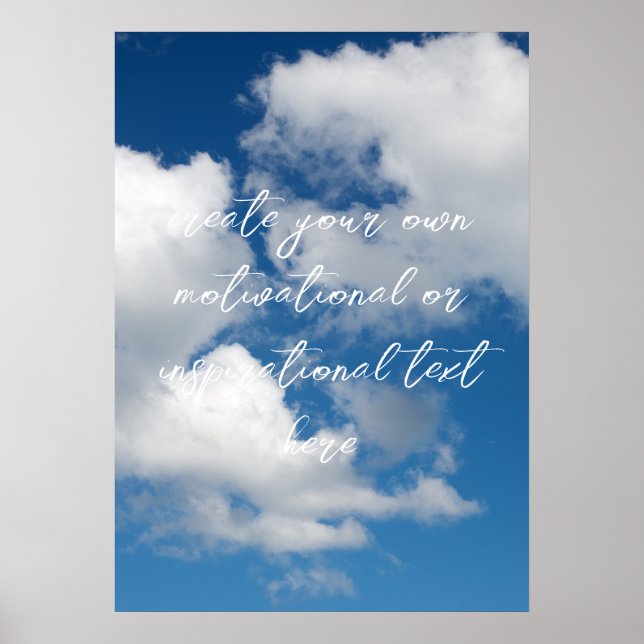 erstellen Sie Ihren eigenen motivierend oder inspi Poster (Vorne)