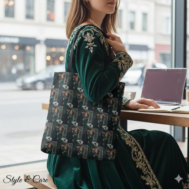 Erstellen Sie Ihren eigenen Muster-Totbeutel mit b Tasche (Create Your Own Pattern Tote Bag with Custom Photo)