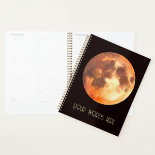 Erstellen Sie Ihren eigenen mystischen Orangenmond Planer