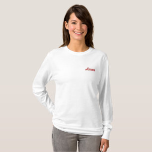Erstellen Sie Ihren eigenen Namen Besticktes Langarmshirt