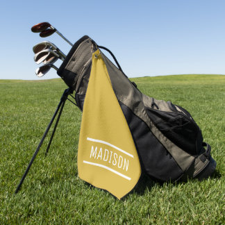 Erstellen Sie Ihren eigenen Namen Personalisiert G Golfhandtuch