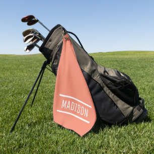 Erstellen Sie Ihren eigenen Namen Personalisiert Golfhandtuch