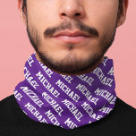 Erstellen Sie Ihren eigenen Namen Personalisiert Halstuch<br><div class="desc">Erstellen Sie Ihren eigenen Namen Personalisiert Bandana. Fügen Sie einfach einen Namen in die Vorlage und machen Sie eine elegante Bandana für sich oder ein Geburtstagsgeschenk oder Weihnachtsgeschenk für Familie oder Freunde.</div>