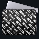 Erstellen Sie Ihren eigenen Namen Personalisiert Laptopschutzhülle<br><div class="desc">Erstellen Sie Ihren eigenen Namen Personalisiert Laptop-Sieb. Fügen Sie einfach einen Namen in die Vorlage und machen Sie ein elegantes Laptop-Sleeves für sich oder ein Geburtstagsgeschenk oder Weihnachtsgeschenk für Familie oder Freunde.</div>