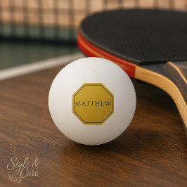 Erstellen Sie Ihren eigenen Namen Tischtennisball