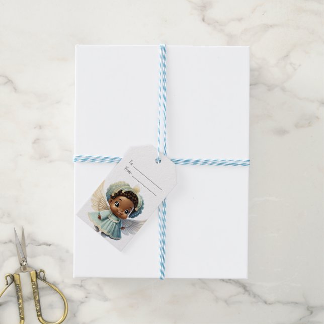 Erstellen Sie Ihren eigenen Niedlichen Black Girl  Geschenkanhänger (Mit Garn)