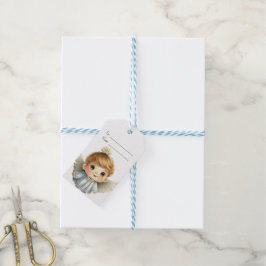 Erstellen Sie Ihren eigenen Niedlichen Blonde Boy  Geschenkanhänger