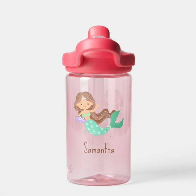 Erstellen Sie Ihren eigenen Niedlichen Mädchenname Trinkflasche (Rückseite)