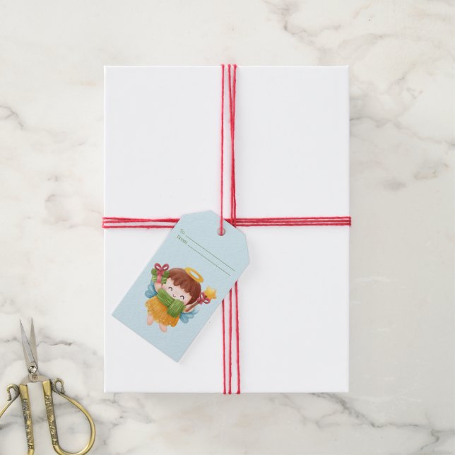Erstellen Sie Ihren eigenen Niedlichen Weihnachtsg Geschenkanhänger (Mit Garn)