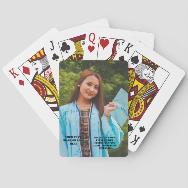Erstellen Sie Ihren eigenen Personalisierten Absch Spielkarten (Rückseite)