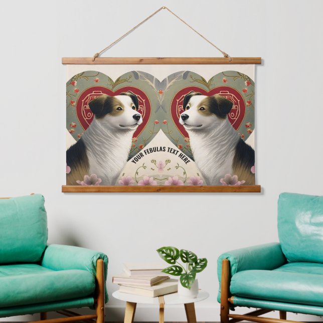 Erstellen Sie Ihren eigenen Personalisierten, benu Wandteppich Mit Holzrahmen (Wohnzimmer)
