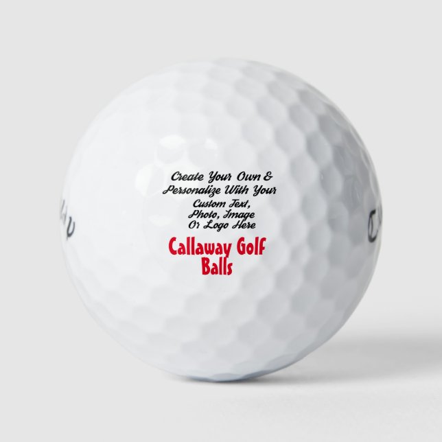 Erstellen Sie Ihren eigenen Personalisierten Calla Golfball (Vorderseite)
