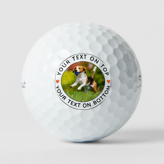 Erstellen Sie Ihren eigenen Personalisierten Foto  Golfball (Vorderseite)
