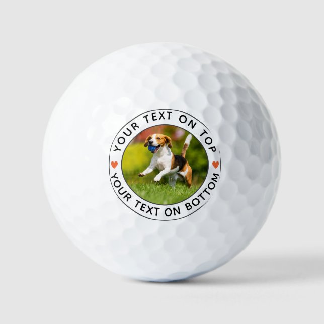 Erstellen Sie Ihren eigenen Personalisierten Foto  Golfball (Vorderseite)