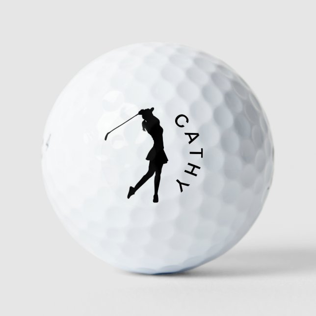 Erstellen Sie Ihren eigenen Personalisierten Golfe Golfball (Vorderseite)