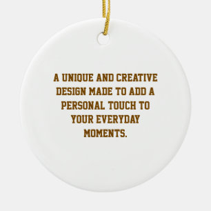Erstellen Sie Ihren eigenen Porzellan-Kreisschmuck Keramik Ornament