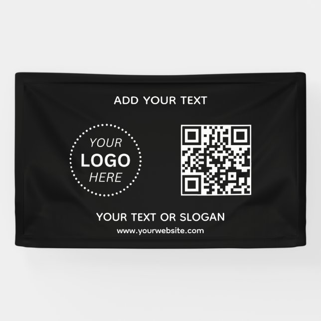Erstellen Sie Ihren eigenen QR-Code für Ihr Untern Banner (Horizontal)